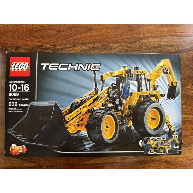 Lego Technic Backhoe Loader 8069 Rare