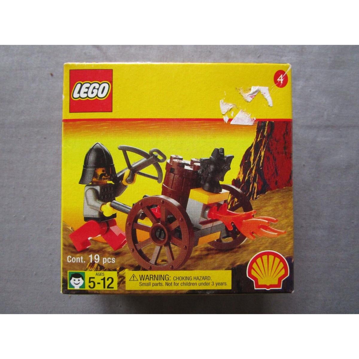 Lego 2538 Castle Fright Knights Fire Cart Shell 4