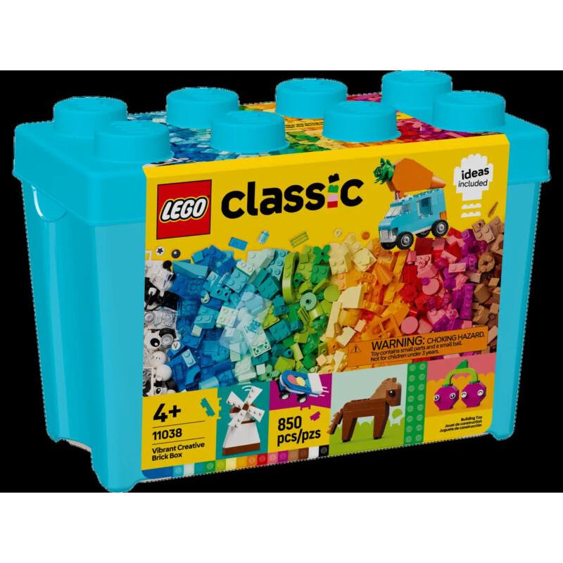 Lego Classic Vibrant Creative Brick Box 11038 Arts Crafts Building Toy Set