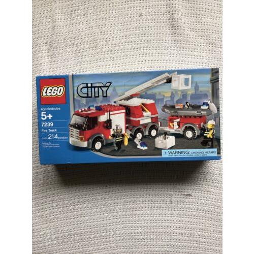 Lego City 7239 Fire Truck City New/sealed