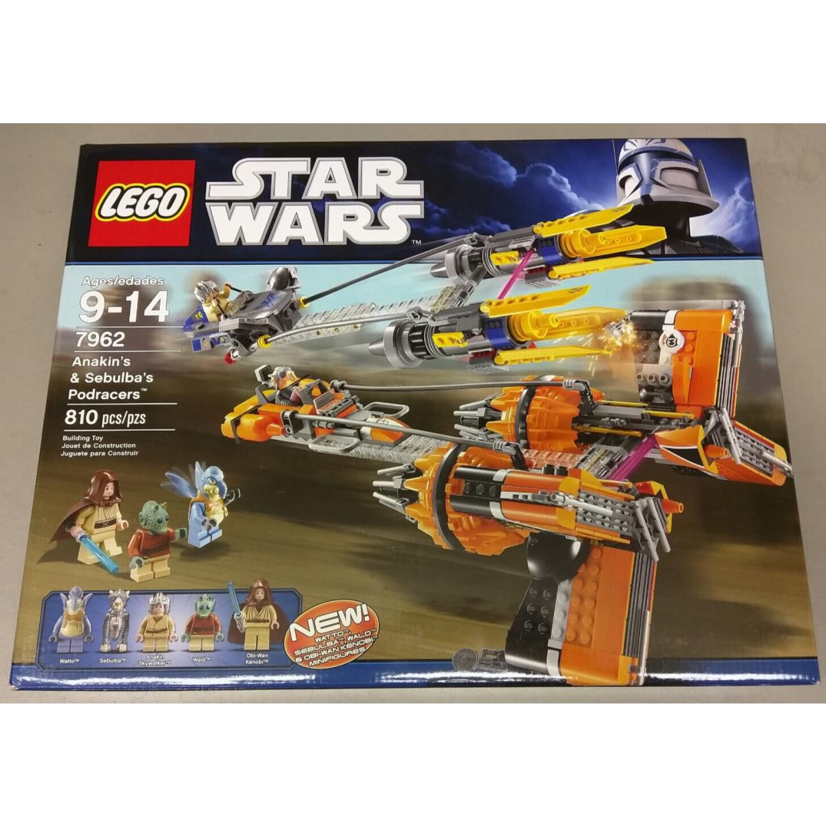 Lego Star Wars 7962 Anakin`s Sebulba`s Podracers Watto Wald Obi-wan