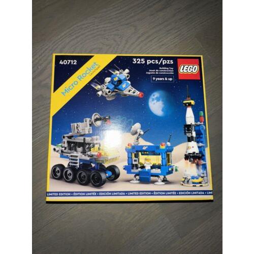 Lego Micro Rocket Launchpad Set 40712 Space Spacebaby Minifig Gwp Promo