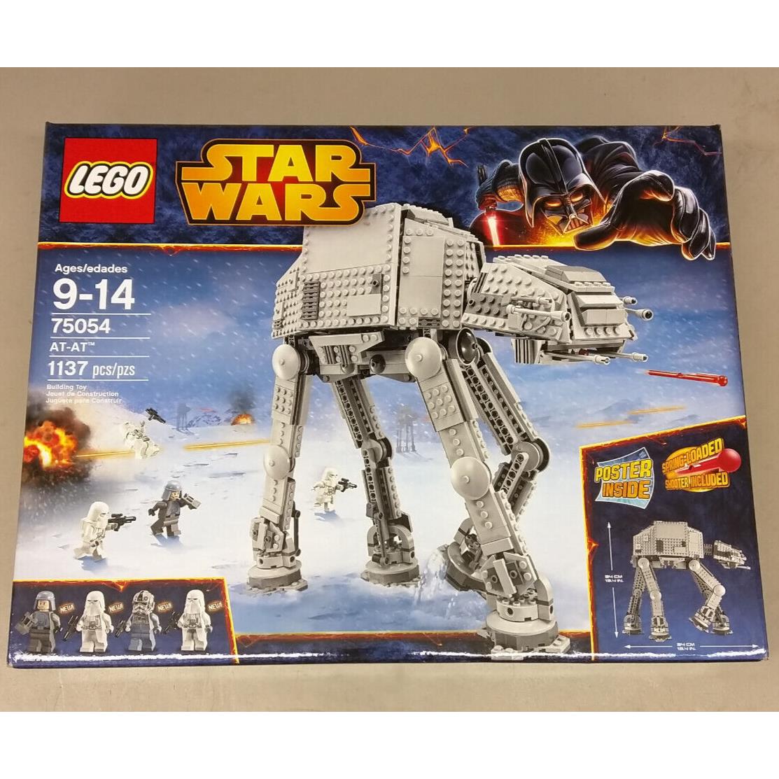 Lego Star Wars 75054 At-at General Veers Snowtrooper Hoth Battle Walker