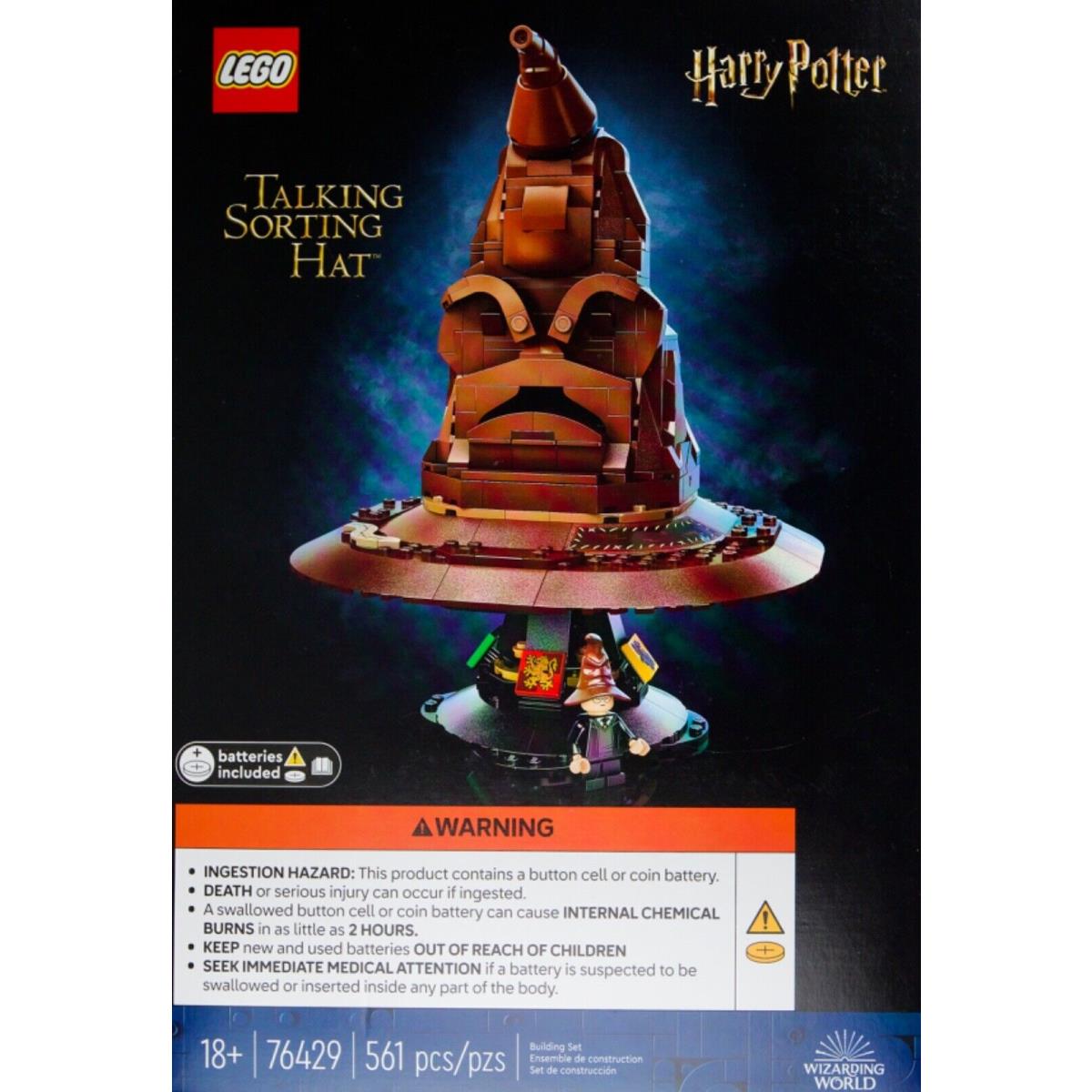 Lego Harry Potter: Talking Sorting Hat 76429 Building Set 561 Pieces