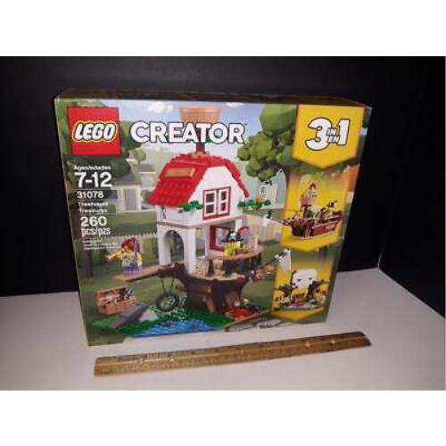 Lego 3 in 1 - Creator Treehouse Treasures 31078 - - 260 Pieces Game