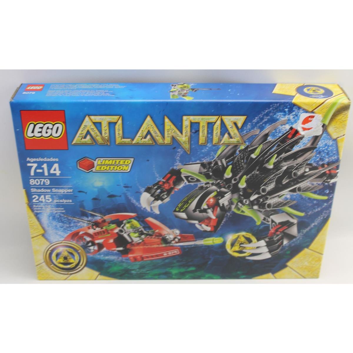 Lego 8079 Atlantis Shadow Snapper Lego Playset 2010
