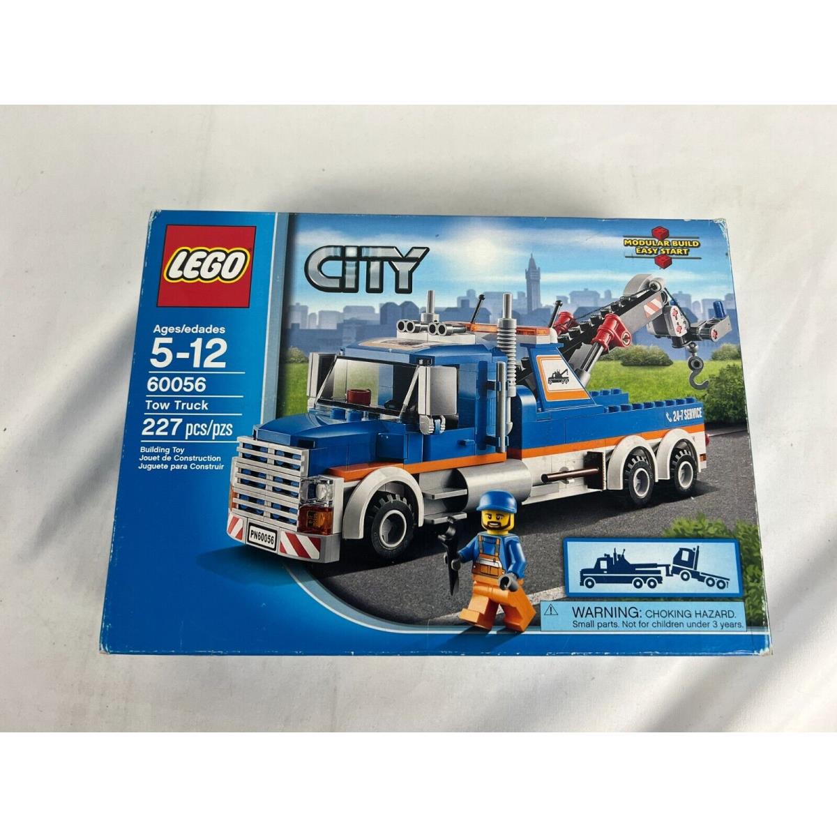 Lego City Great Vehicles 60056 Tow Truck 227 Pcs 2013 Building Set