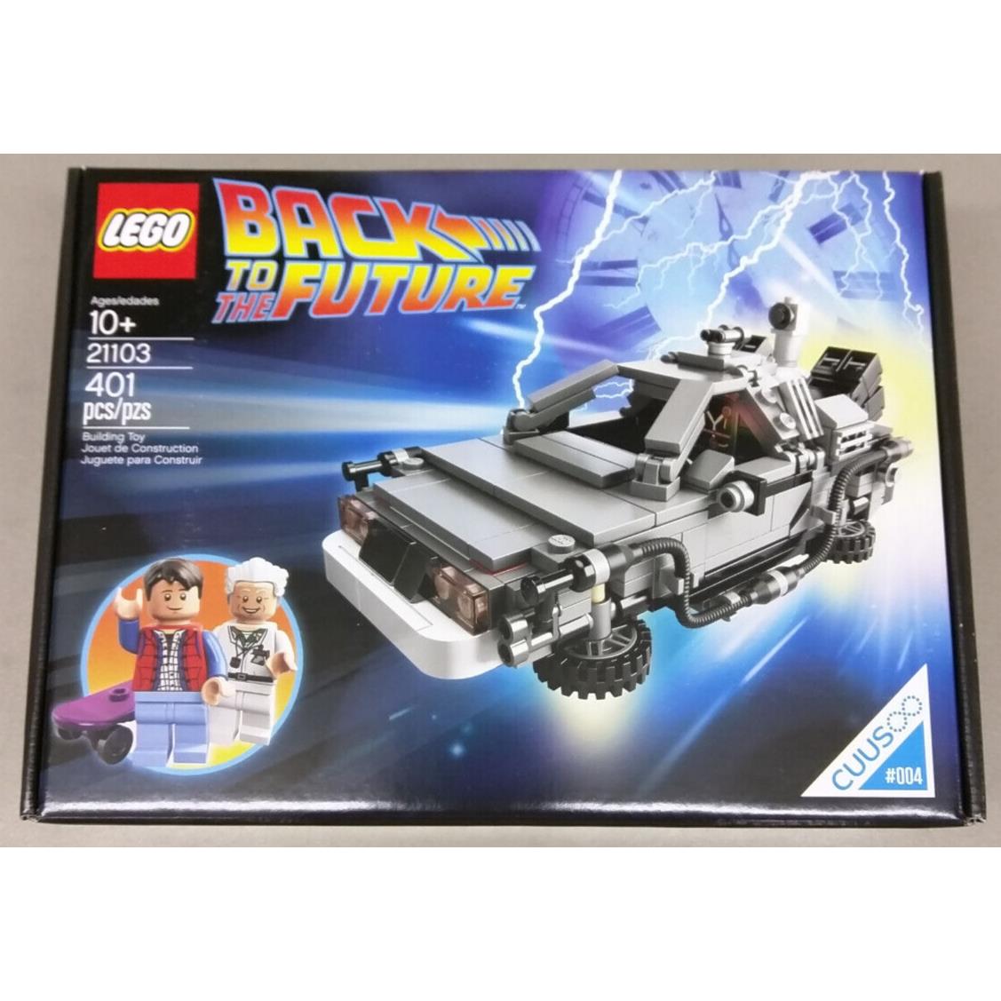 Lego Cuusoo 21103 Back to The Future Delorean Time Machine Mcfly Doc Ideas