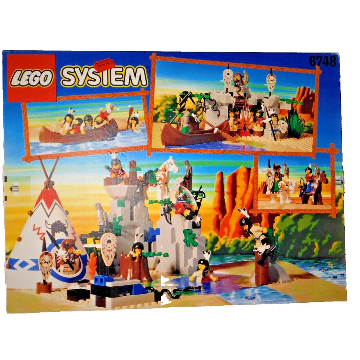 Lego System Wild West 6748 Boulder Cliff Canyon Classic Extremely Rare