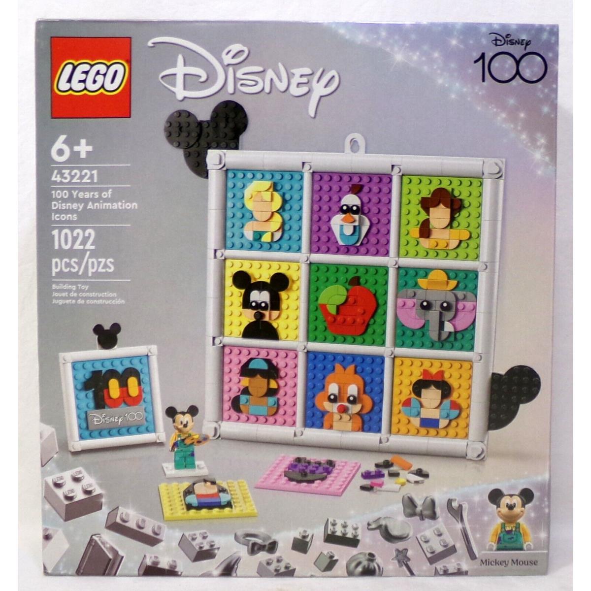 Lego Disney 43221 100 Years Of Disney Animation Icons Set