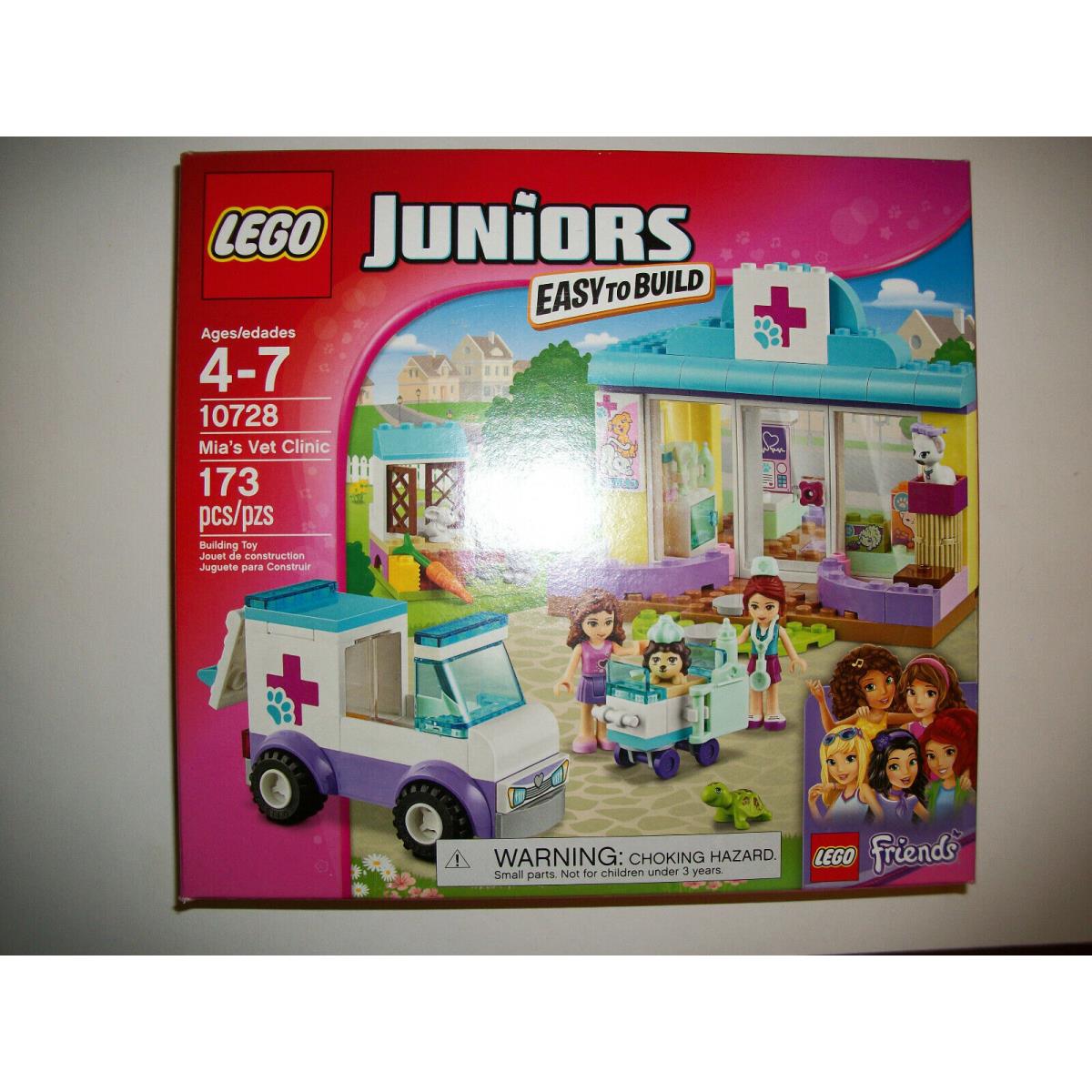 Lego Juniors 10728 Friends Mia`s Vet Clinic Heartlake City Gift Toy