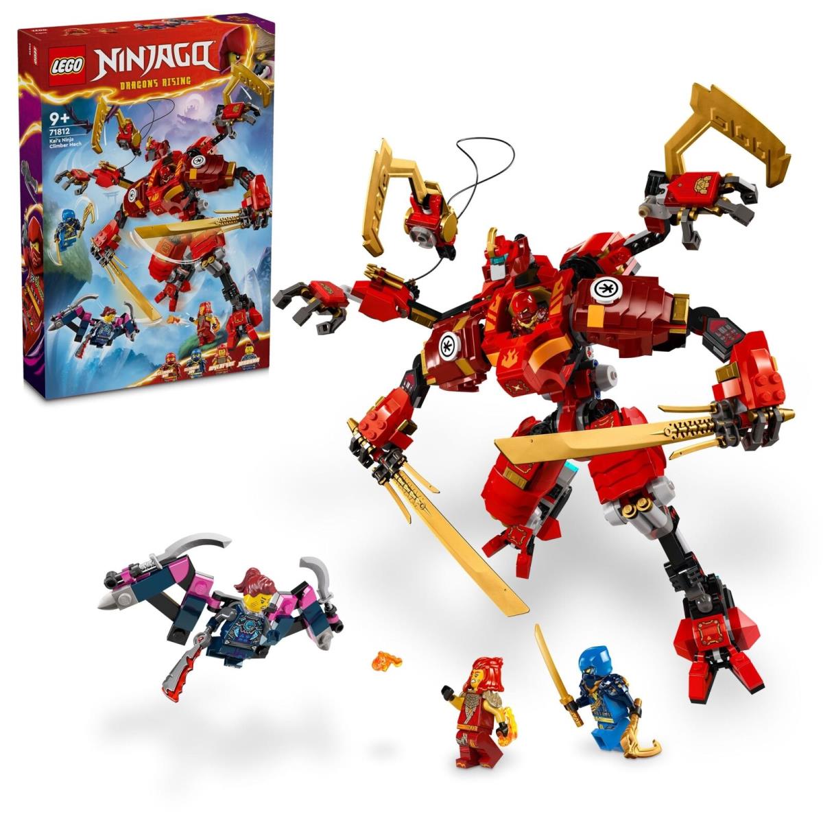 Lego Ninjago Kais Ninja Climbing Mech Set 71812