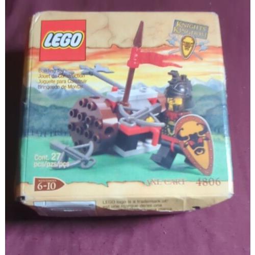 Lego 4806 Knights` Kingdom Axe Cart 2000 Damage Box