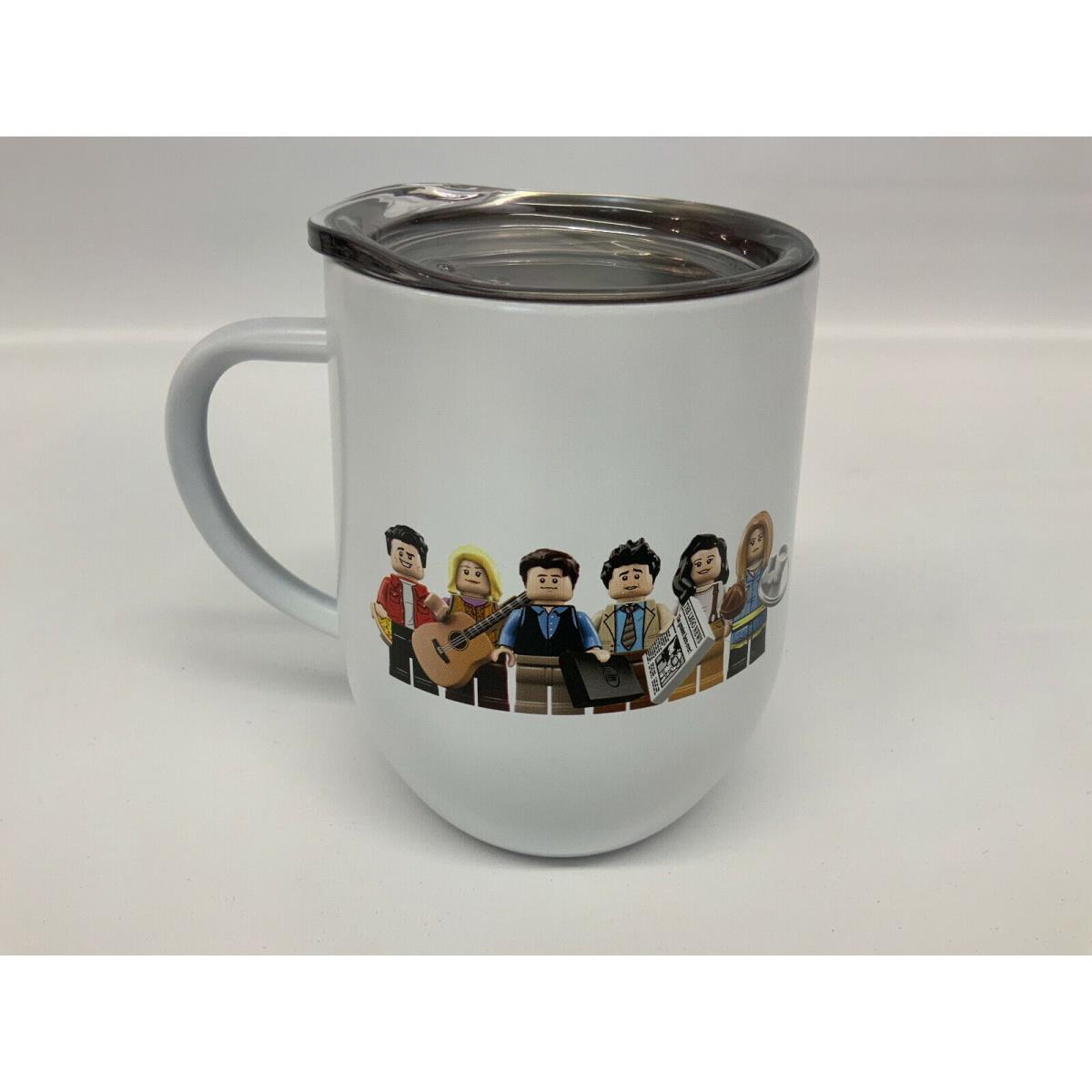Lego Friends TV Series Central Perk Coffee Mug Cup w Lid Limited Edition