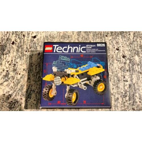 Lego Technic Atx Sport Cycle 8826 95 Piece Rare Vintage 1992