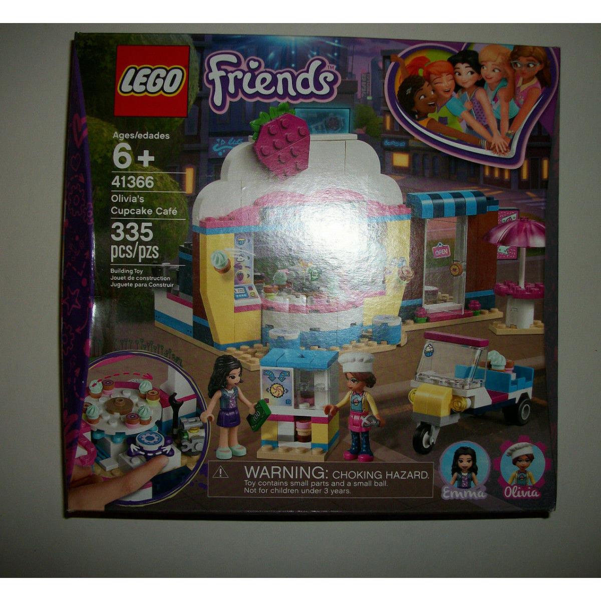 Lego Friends 41366 Olivia`s Cupcake Cafe 335Pcs