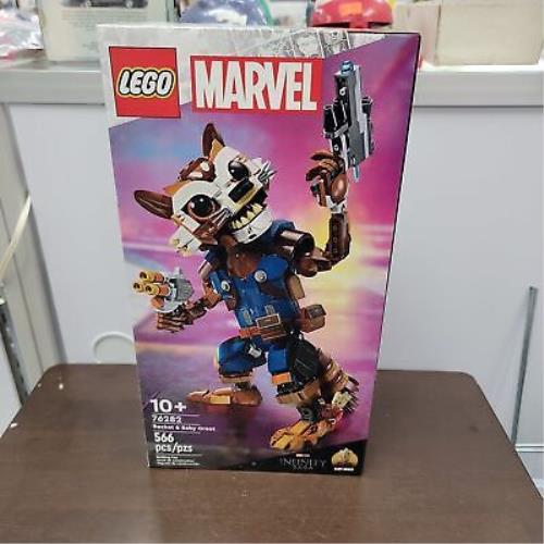 Marvel Rocket Baby Groot Lego Set
