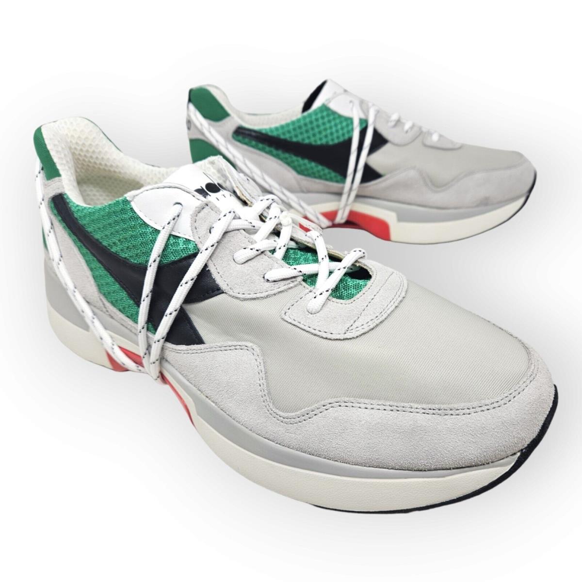 Diadora Heritage N9000 Txs H Mesh Men`s Tennis Shoe White/pepper Green