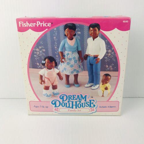 Fisher Price Loving Family Dream Dollhouse AA Family Set Mom Dad Baby Girl