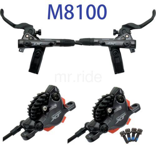 Shimano XT BL/BR-M8100 I-spec EV Mtb Bike Disc Brake Set Front 900+Rear 1600mm