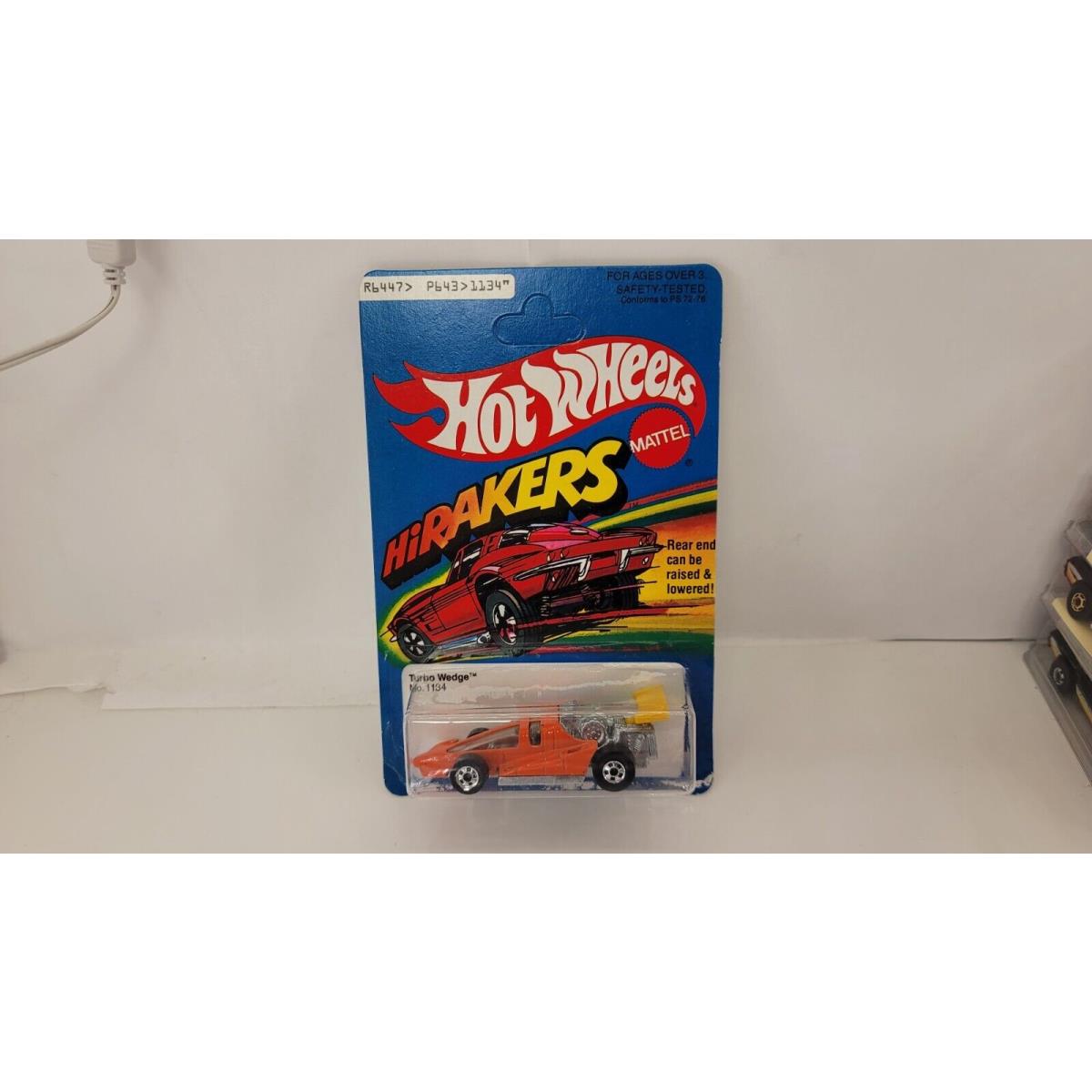 Turbo Wedge Orange BW 1134 - 1982 Hot Wheels Malaysia KT99