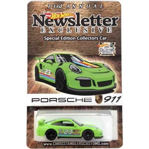 Hot Wheels Collectors Nationals Porsche 911 GT3 RS Newsletter Exclusive 1 OF 120