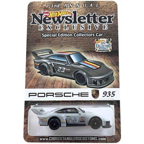 Hot Wheels Collectors Nationals Porsche 935 Newsletter Exclusive 1 OF 940 - Gray