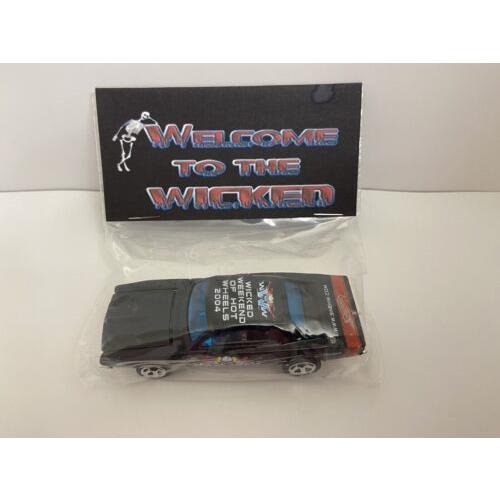 2004 Hot Wheels Wicked Weekend of Hot Wheels Dodge Charger 1 of 500 W/protector