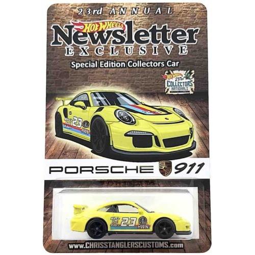 Hot Wheels Collectors Nationals Porsche 911 GT3 RS Newsletter Exclusive 1 OF 120