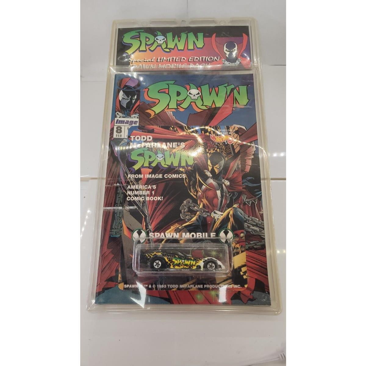 Spawn Funny Car Feb 8 Comic Book Limited Edition - 1993 Hot Wheels Mal KT99