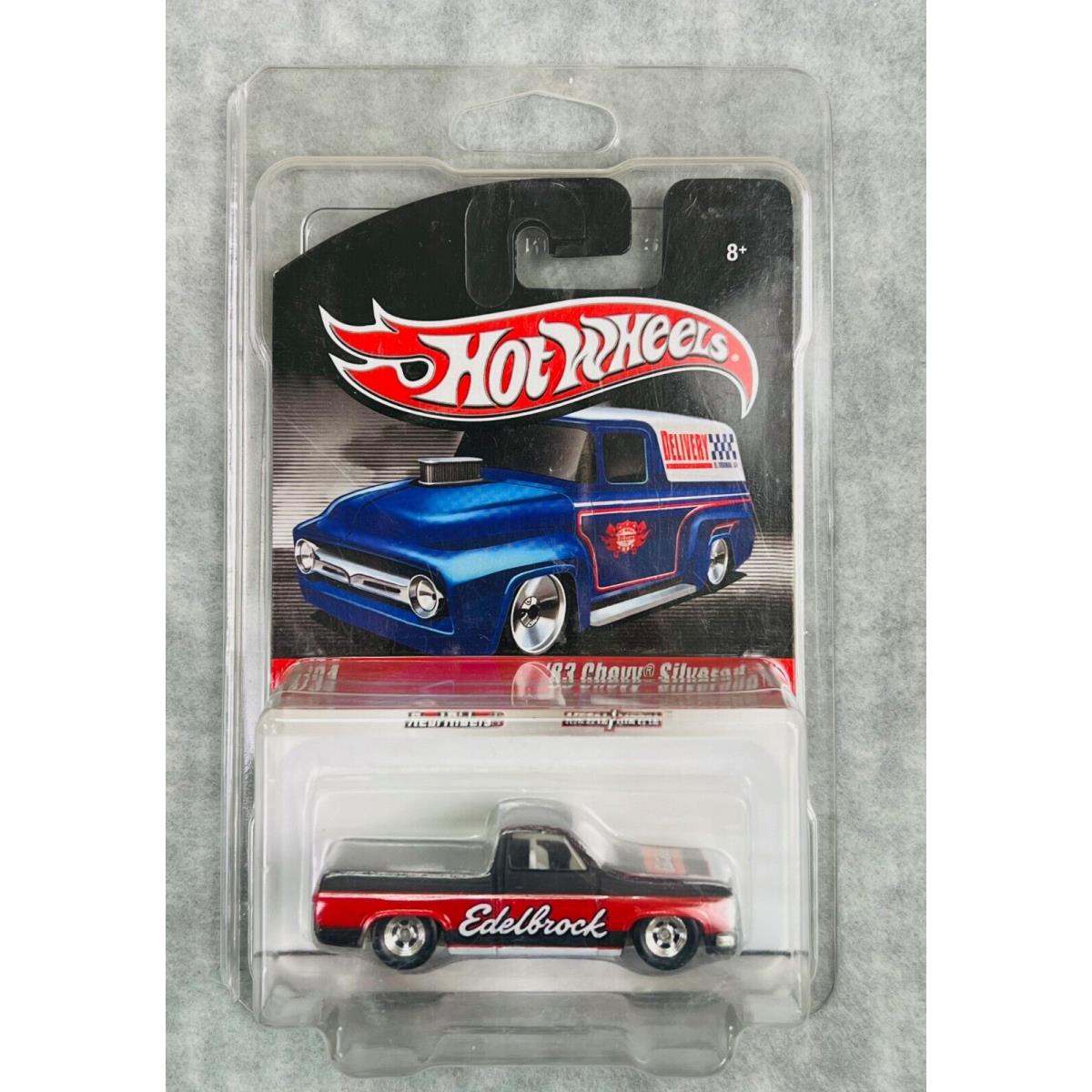 Hot Wheels Delivery Slick Rides Edelbrock `83 Chevy Silverado HW23