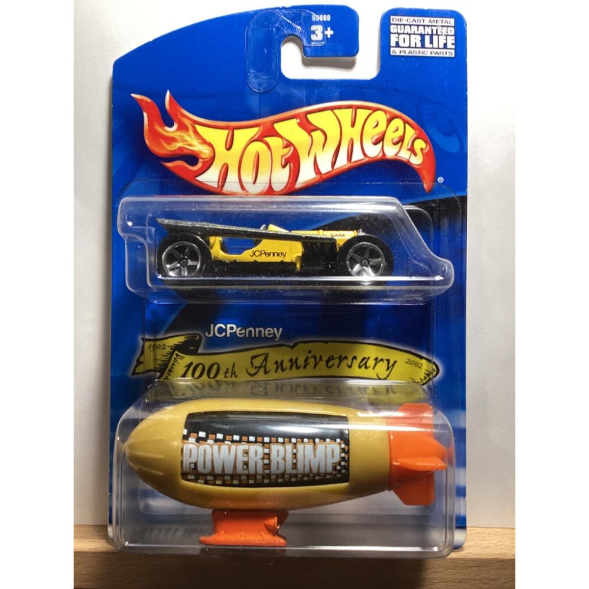 Hot Wheels: JC Penny 100th Anniv. 2-pack - Old 3 GT Roadster and Power Blimp