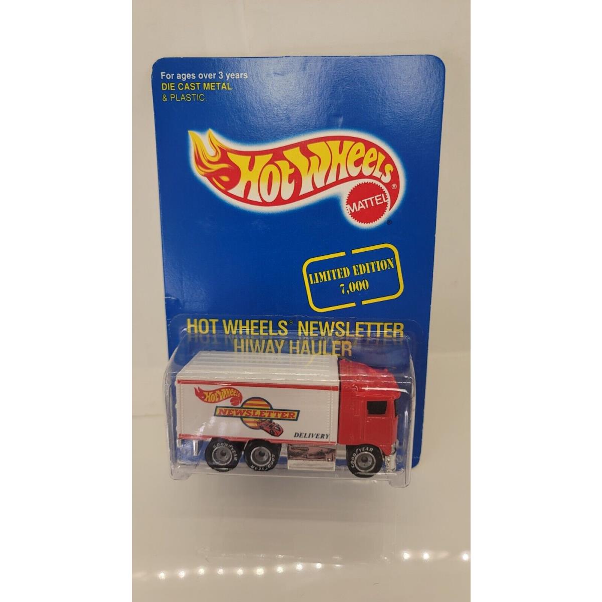 Hiway Hauler Red Rrgygyt - HW Newsletter - 1995 Hot Wheels Malaysia KT99