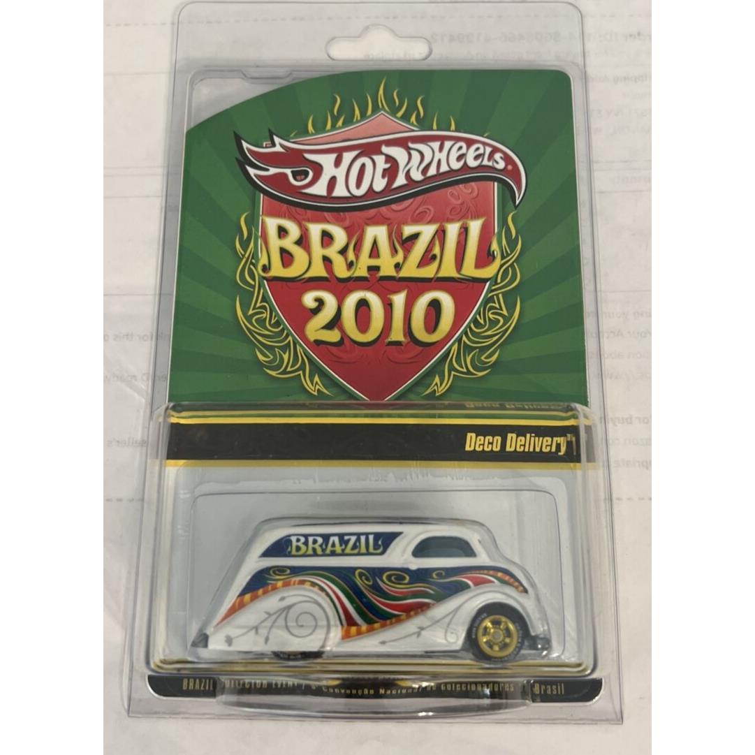 2010 Hot Wheels Rlc Brazil Collector`s Convention Deco Delivery W/rr 2569/3000