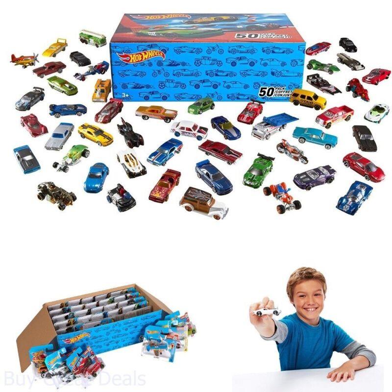 Hot Wheels Basic Toy Cars Ultimate Starter Set 50 Pack Kids Play Vehicles