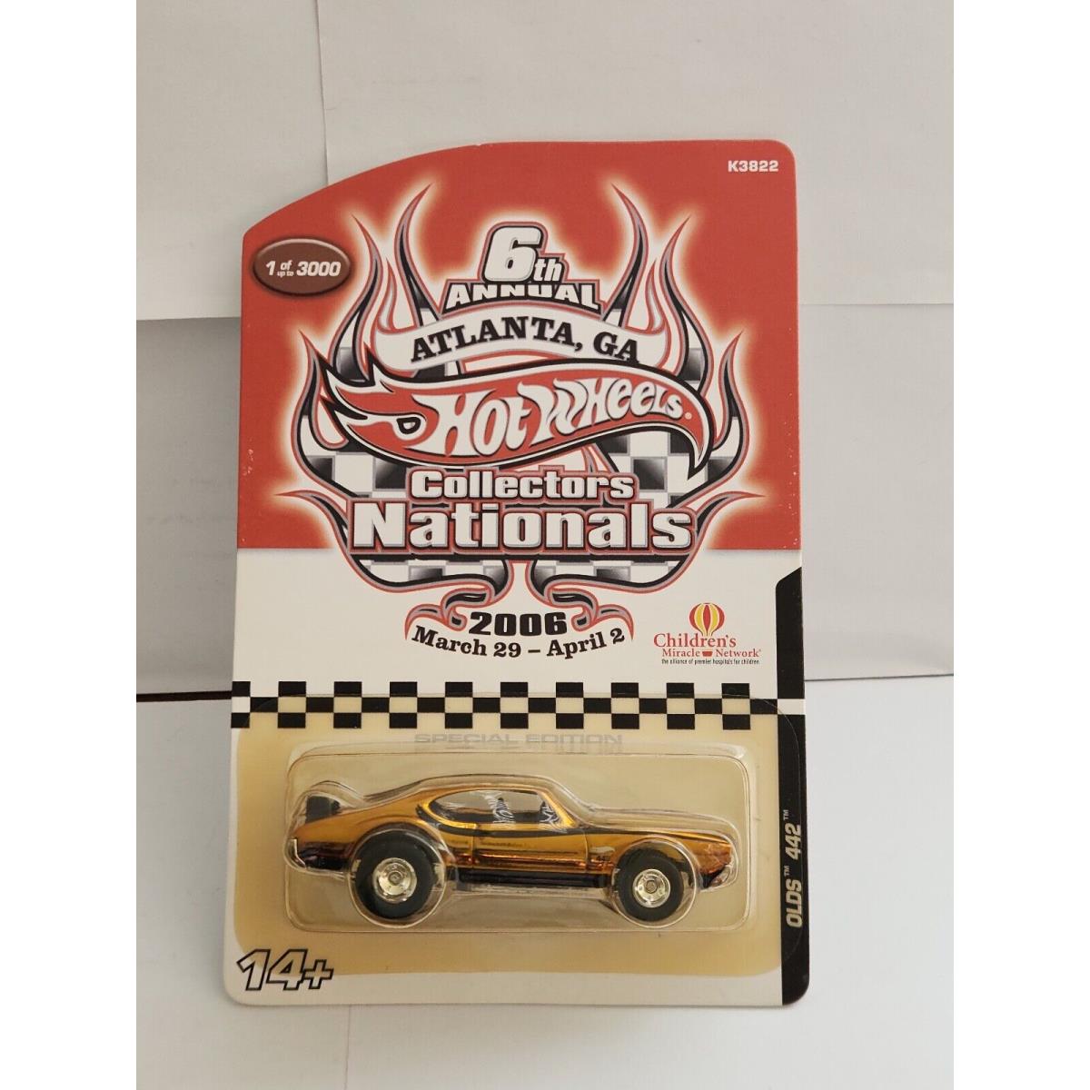 2006 Hot Wheels 6th Annual Collectors National Oldsmobile 442 1 of 3000 N76