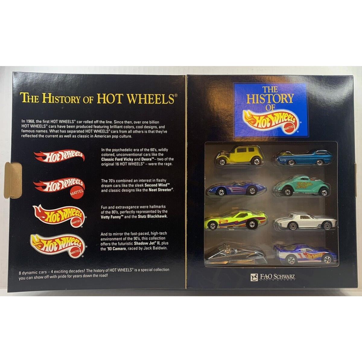 1994 Hot Wheels Fao Schwarz History of Hot Wheels Set Limited Edition
