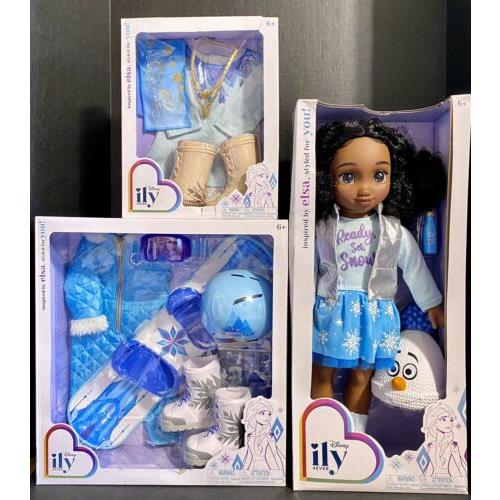 Disney Ily 4ever Elsa 18 Inspired Doll Fashion/accessories Deluxe Pack Set