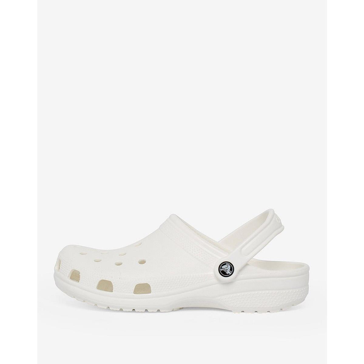 Crocs Unisex 10001-100 Classic Clog_white