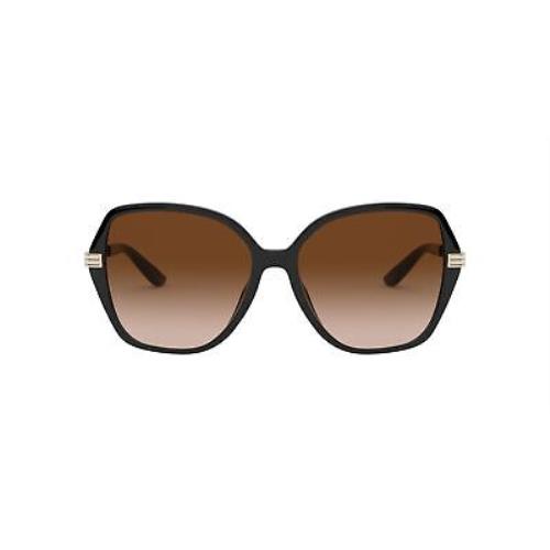 Tory Burch TY9059U 183013 Black Smoke Grad Irregular 56 mm Women`s Sunglasses
