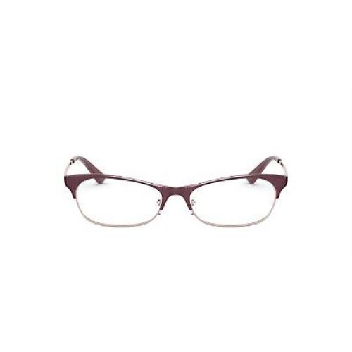 Tory Burch TY1065 3283 Rose Gold Bordeaux Demo Lens Cat Eye 48 Womens Eyeglasses