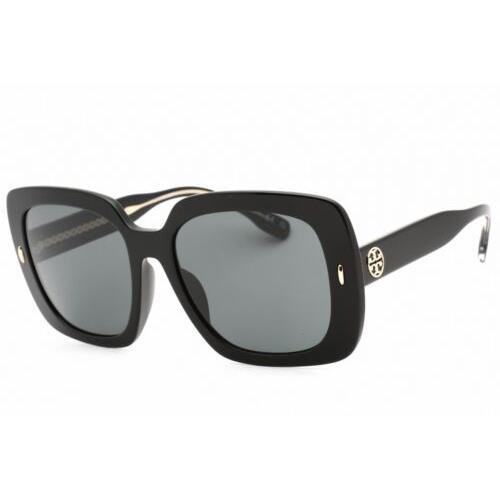 Tory Burch TY7193F-170987-58 Sunglasses Size 58mm 145mm 19 Black Sunglasses NE - Frame: Black, Lens: Grey