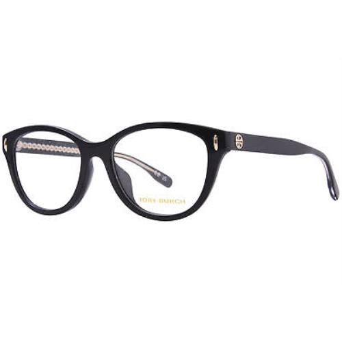 Tory Burch TY2137U 1709 Eyeglasses Women`s Black Full Rim Oval Shape 53mm