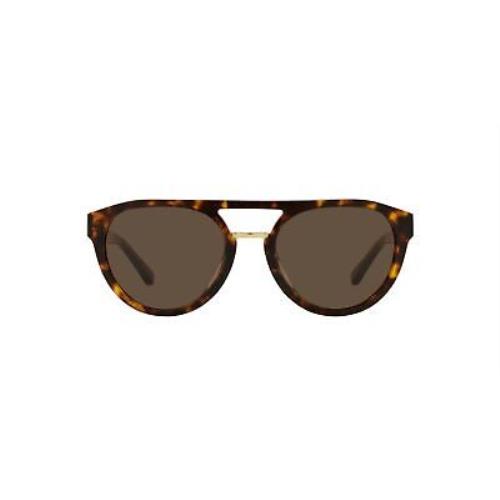 Tory Burch TY7165U 172873 Dk Tortoise Brown Solid Pilot 52 mm Women`s Sunglasses