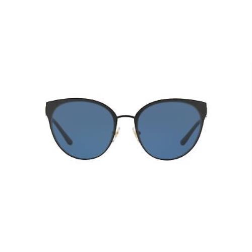Tory Burch TY6058 307980 Black Navy Solid Cat Eye 55 mm Women`s Sunglasses
