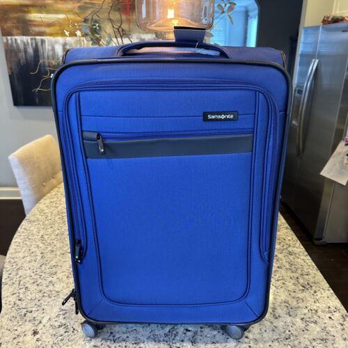 Samsonite - Ascella 3.0 2 Pc 20/24 Expandable Spinner Suitcase - Sapphire Blue
