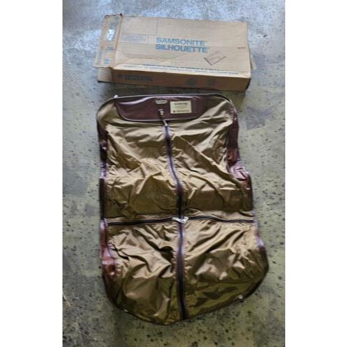 Vintage Samsonite Silhouette 40 Garment Bag Brown Large