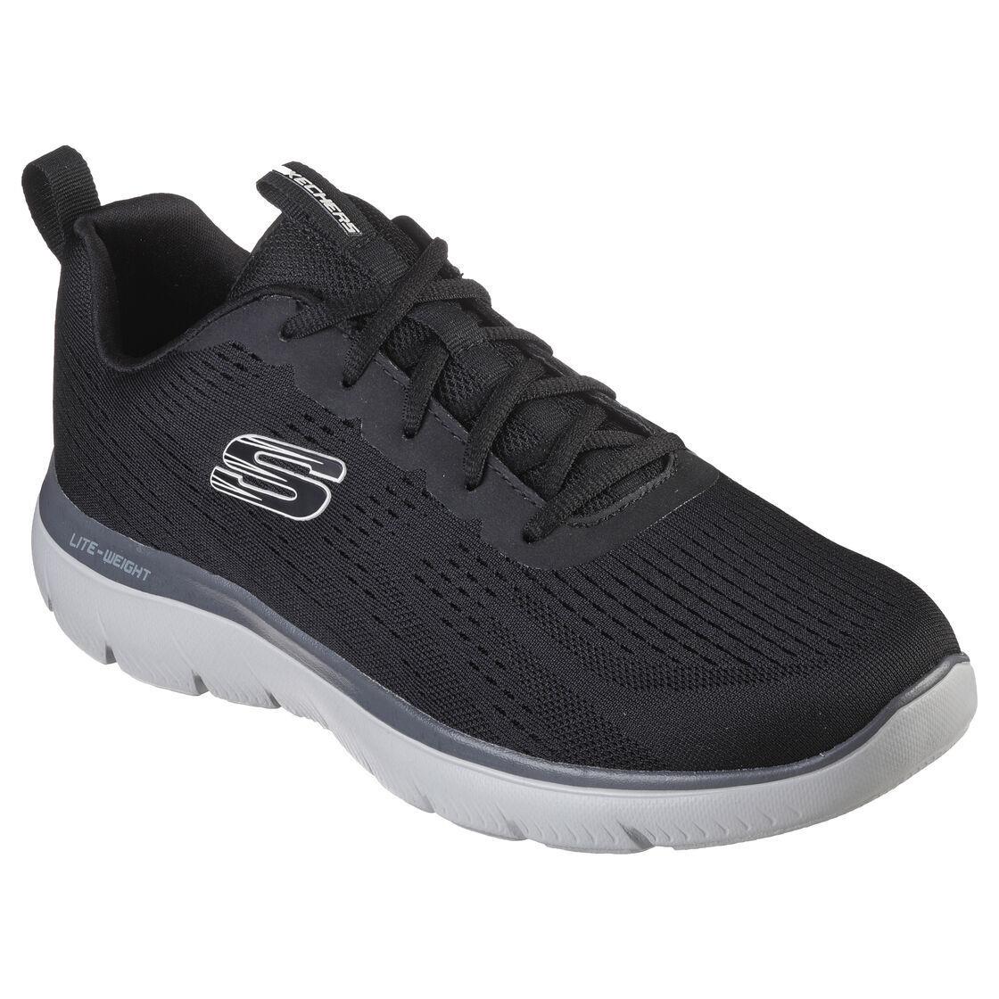 Man Skechers Summits Torre 232395 Lace-up Shoe Color Black/charcoal - Black/Charcoal