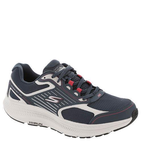 Mens Skechers Performance GO Run Consistent 2.0 Navy Red Mesh Shoes
