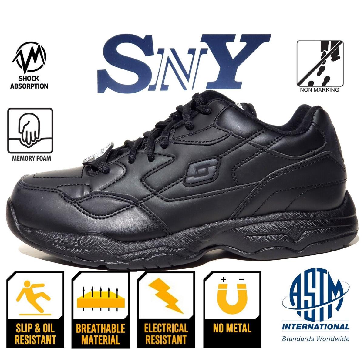 Skechers Women`s Slip-resistant Breathable Lightweight Service Shoes Astm 7W